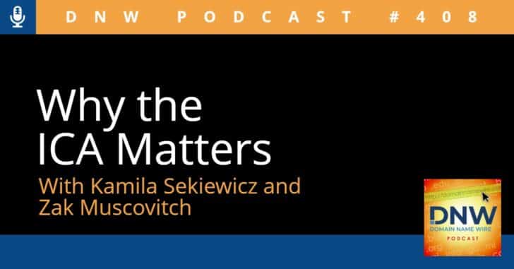 Graphic with words "Why the ICA MattersWith Kamila Sekiewicz and Zak Muscovitch"
