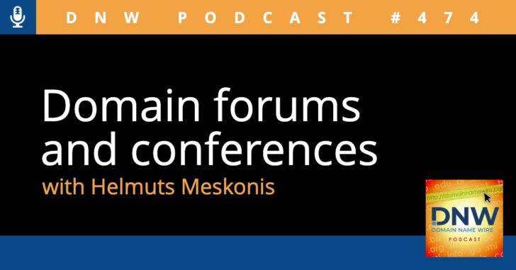 Domain forums and conferences podcast graphic