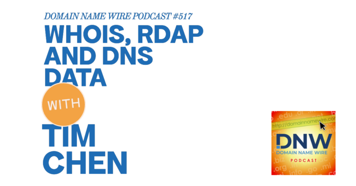 WHOIS, RDAP AND DNS DATA