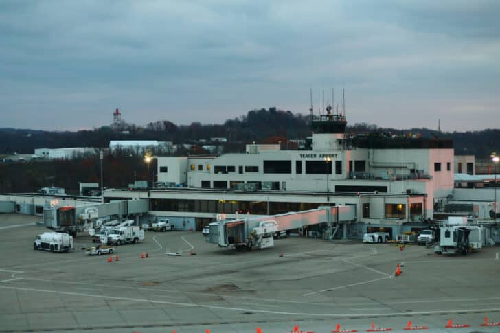 Picture of Yeager airport in West Virginia