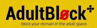 Logo for AdultBlock domain blocking service