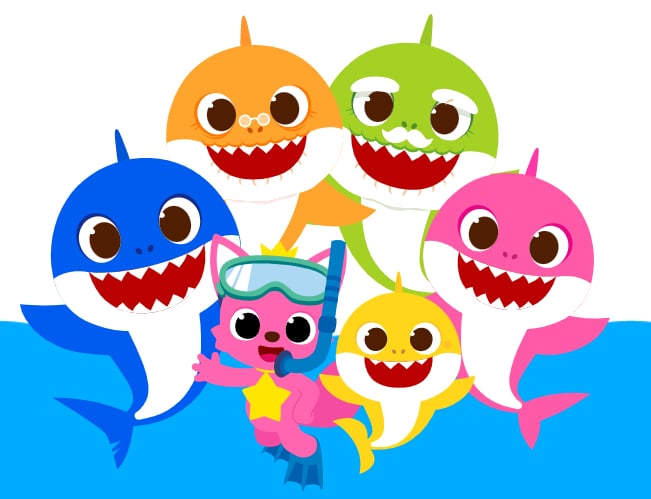 Baby Shark character from Pinkfong