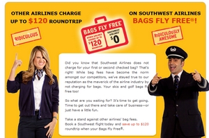 Bags Fly Free southwest