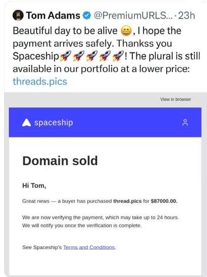 Vendite domini false su X: il caso thread.pics richiama alla verifica dei comparabili