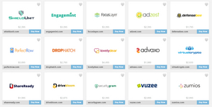 Picture of domains at BrandBucket