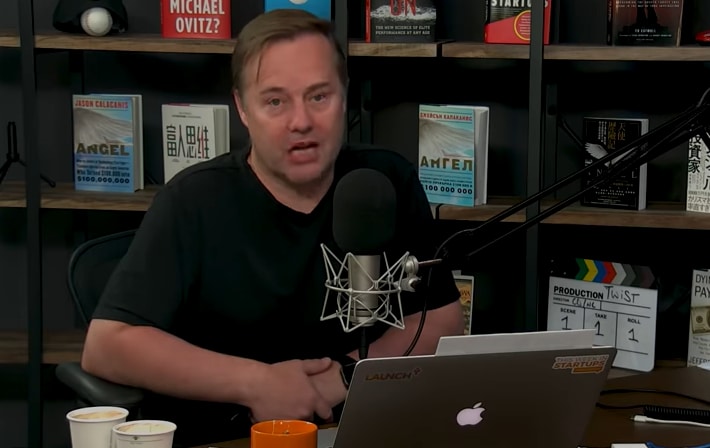 A still of Jason Calacanis on This Week in Startups