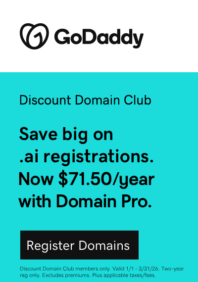 GoDaddy Domain Discount Club