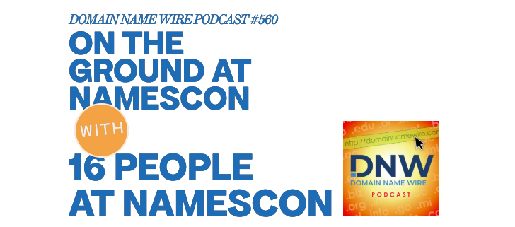 On the ground at NamesCon – DNW Podcast #560