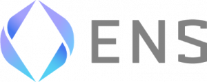 Logo for Ethereum Name Service has a stylized circle with ENS letters