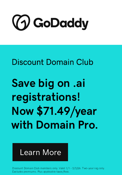 GoDaddy Domain Discount Club