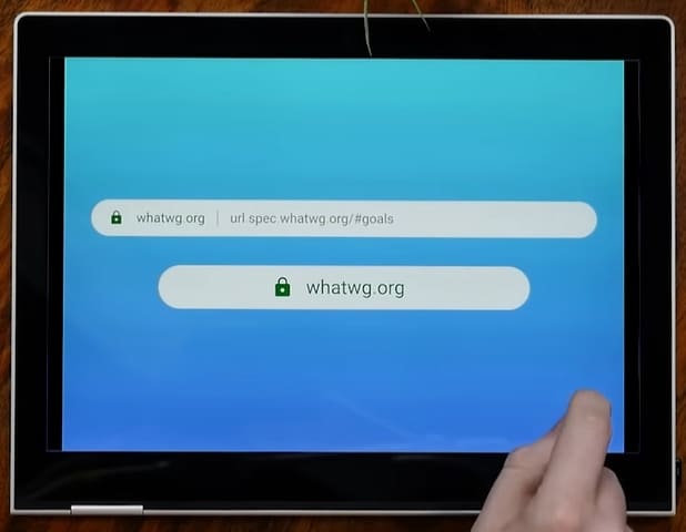 Screenshot from Google video about URLs showing second level domains