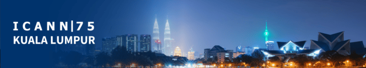 Image of Malaysia with the words ICANN75