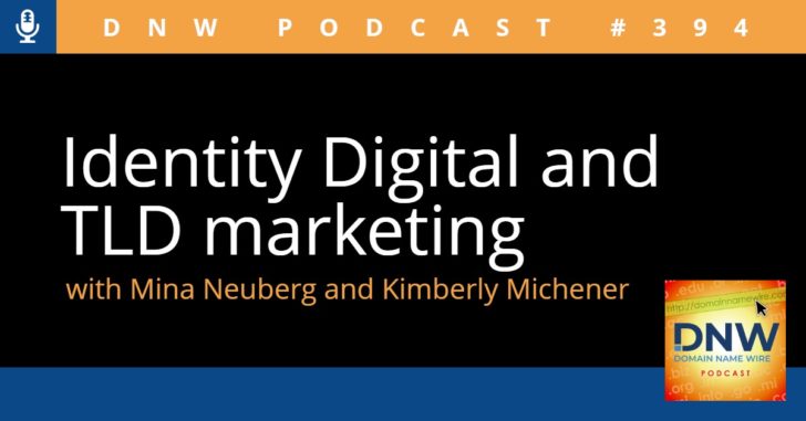 The words "Identity Digital and TLD marketing"
