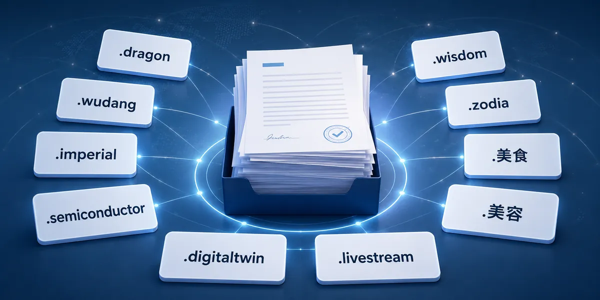 Chinese company applies for over 100 new top level domains