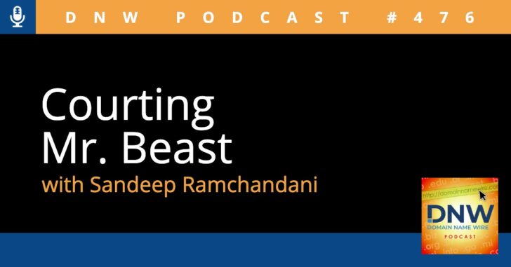 Podcast title Courting Mr. Beast with Sandeep Ramchandani