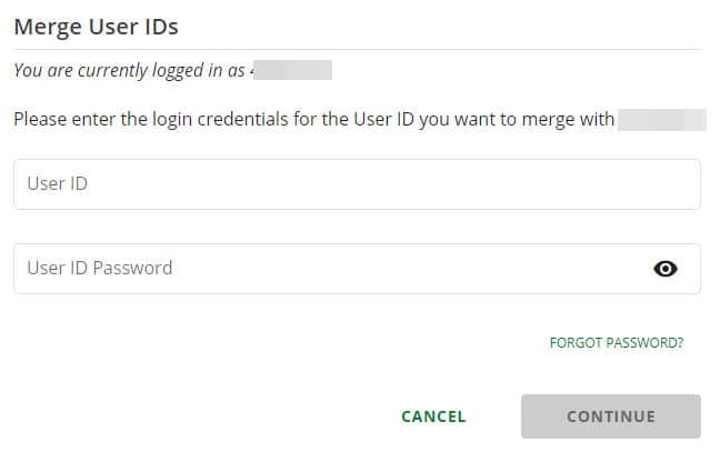 How to merge Network Solutions / Register accounts