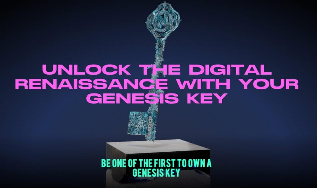 Screenshot of NFT.com offering Genesis Keys