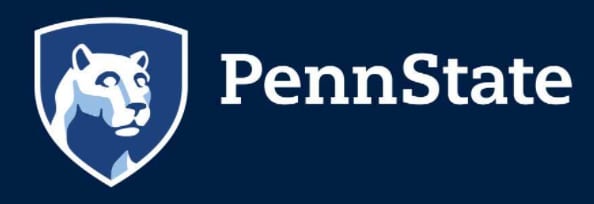 PennState logo with lion on blue background