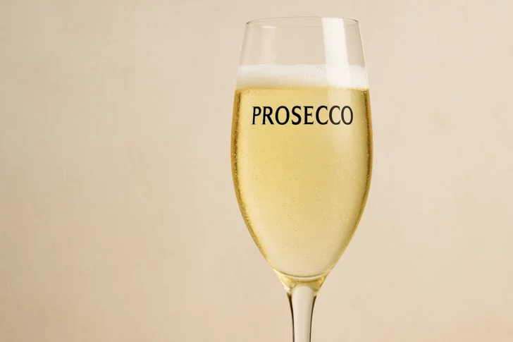 glass of prosecco