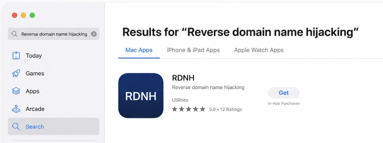 An app builder tried to reverse hijack com.app - Domain Name Wire