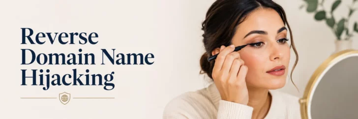 Woman applying eye makeup