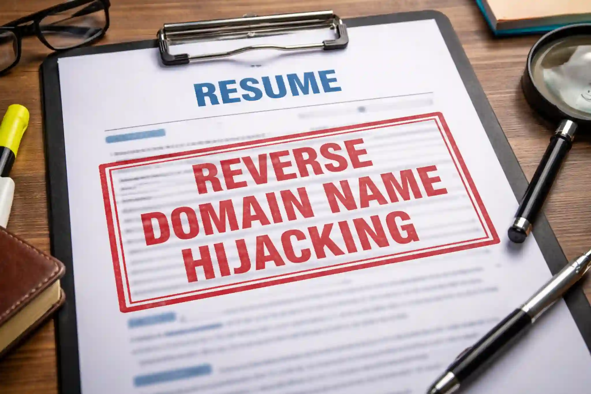 Application rejected: resume maker business tries reverse domain name hijacking
