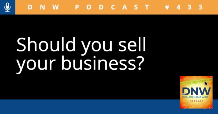 Image with words "should you sell your business?