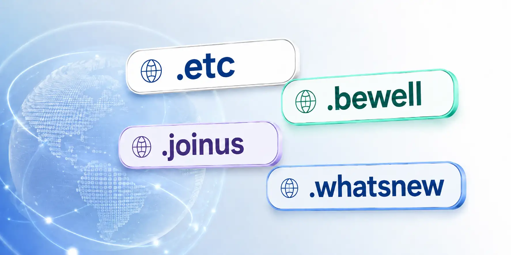 TLD1 porta .etc, .bewell, .joinus e .whatsnew nel round ICANN 2026