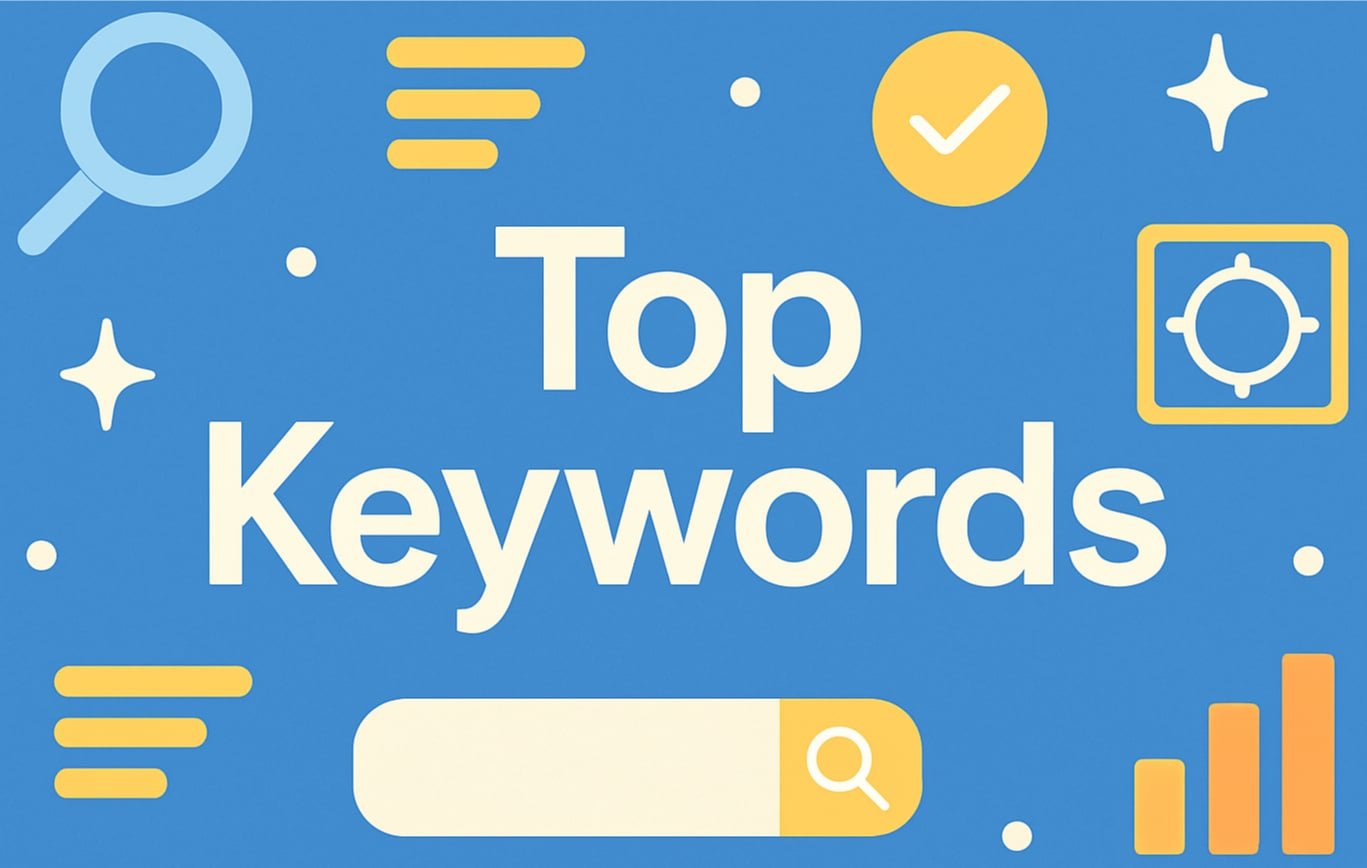 Top keywords graphic