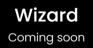 Graphic of wizard.com with the words "Wizard Coming Soon"